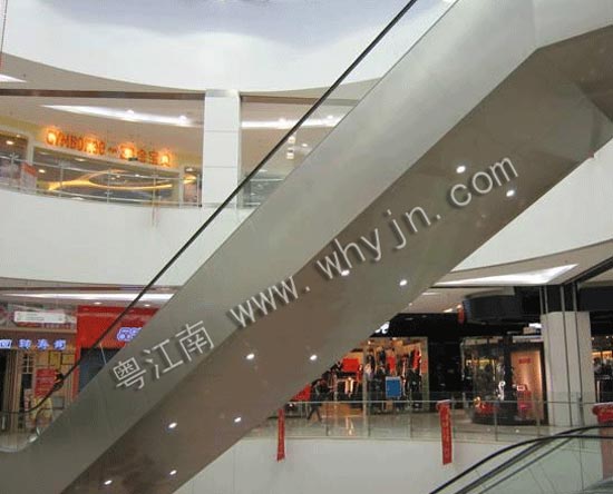 室內不銹鋼裝飾自動扶梯扶手